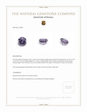 0.41 Ct. Spinel from Ceylon (Sri Lanka) Appraisal