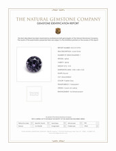 0.53 Ct. Purplish Grey Spinel from Ceylon (Sri Lanka) Scan Report