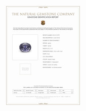 0.72 Ct. Greyish Violet Spinel from Ceylon (Sri Lanka) Scan Report