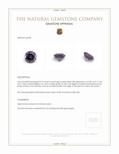 0.59 Ct. Spinel from Ceylon (Sri Lanka) Appraisal