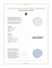7.64 Ct. Tourmaline from Mozambique 3 D Scan Report