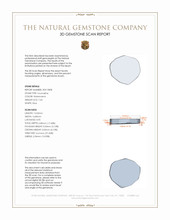 7.64 Ct. Tourmaline from Mozambique 3 D Scan Report