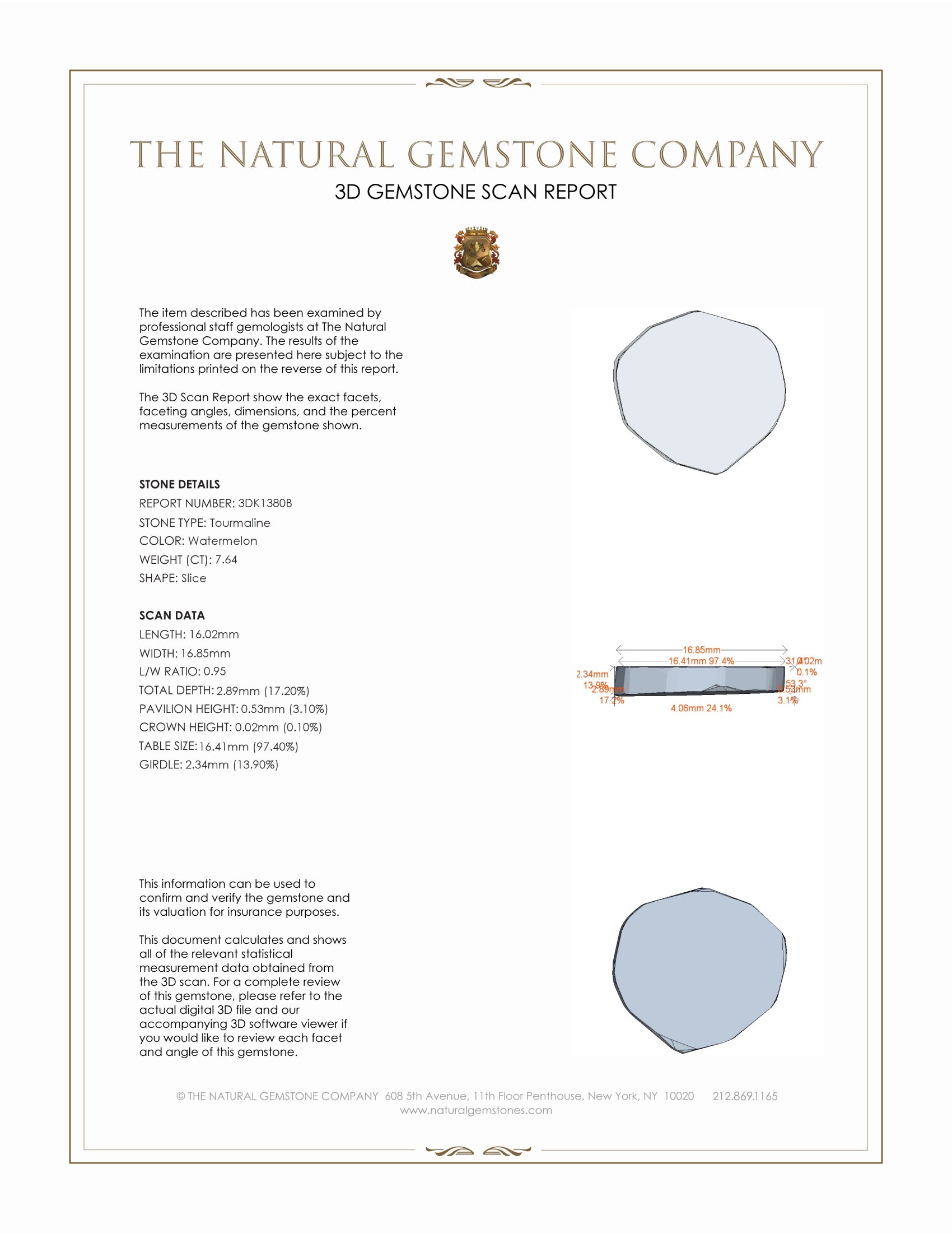 7.64 Ct. Tourmaline from Mozambique