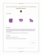 0.35 Ct. Spinel from Ceylon (Sri Lanka) Appraisal