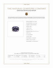 0.53 Ct. Purple Spinel from Ceylon (Sri Lanka) Scan Report