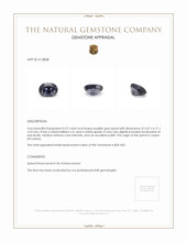 0.57 Ct. Spinel from Ceylon (Sri Lanka) Appraisal