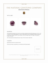 0.44 Ct. Spinel from Ceylon (Sri Lanka) Appraisal