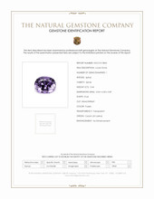 0.44 Ct. Purple Spinel from Ceylon (Sri Lanka) Scan Report