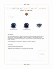 0.65 Ct. Spinel from Ceylon (Sri Lanka) Appraisal