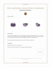 0.46 Ct. Spinel from Ceylon (Sri Lanka) Appraisal