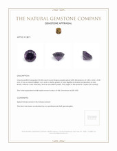 0.58 Ct. Spinel from Ceylon (Sri Lanka) Appraisal