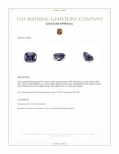 0.45 Ct. Spinel from Ceylon (Sri Lanka) Appraisal
