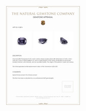 0.45 Ct. Spinel from Ceylon (Sri Lanka) Appraisal