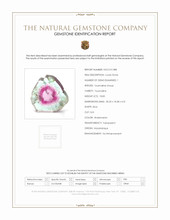 18.83 Ct. Tourmaline from Mozambique Scan Report
