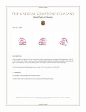 20.66 Ct. Tourmaline from Mozambique Appraisal