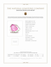 22.60 Ct. Tourmaline from Mozambique Scan Report