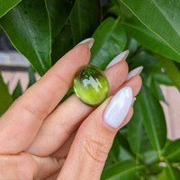 29.95 Ct. Cabochon Peridot from Pakistan Life Style