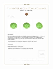 15.56 Ct. Peridot from Pakistan Appraisal