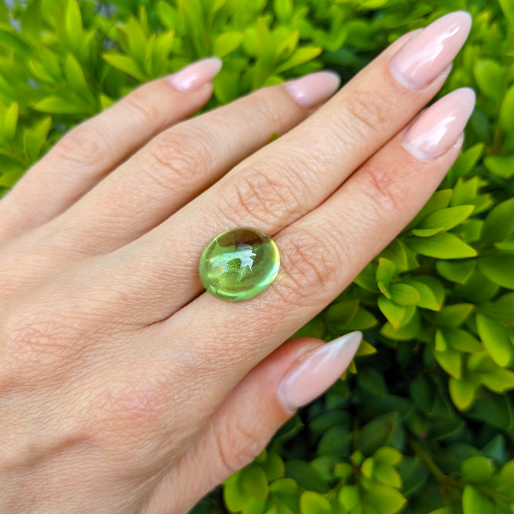 15.56 Ct. Cabochon Peridot from Pakistan