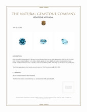 3.38 Ct. Zircon from Cambodia Appraisal