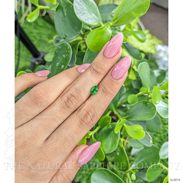 1.05 Ct. Tsavorite Garnet from Tanzania