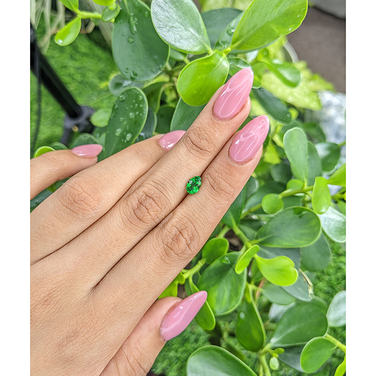 1.05 Ct. Tsavorite Garnet from Tanzania
