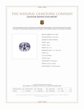 0.46 Ct. Purple Spinel from Ceylon (Sri Lanka) Scan Report