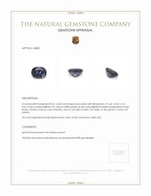0.61 Ct. Spinel from Ceylon (Sri Lanka) Appraisal
