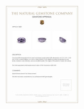 0.53 Ct. Spinel from Ceylon (Sri Lanka) Appraisal