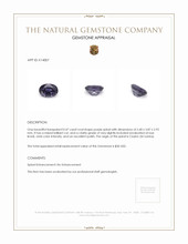 0.47 Ct. Spinel from Ceylon (Sri Lanka) Appraisal
