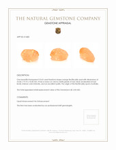 23.63 Ct. Fire Opal from Australia Appraisal