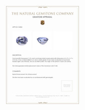 1.05 Ct. Spinel from Ceylon (Sri Lanka) Appraisal