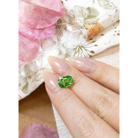 2.62 Ct. Tsavorite Garnet from Tanzania Life Style