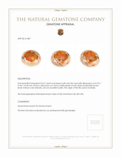 26.37 Ct. Cabochon Fire Opal from Australia Appraisal