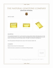 22.71 Ct. Heliodor from Madagascar Appraisal