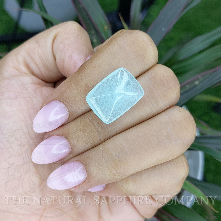 14.73 Ct. Cabochon Aquamarine from Ceylon (Sri Lanka)