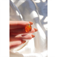 11.83 Ct. Cabochon Fire Opal from Australia Life Style