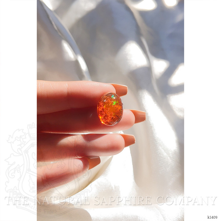 11.83 Ct. Cabochon Fire Opal from Australia