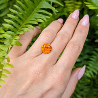 5.38 Ct. Spessartite Garnet from Ceylon (Sri Lanka) Life Style