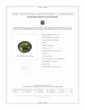 1.54 Ct. Alexandrite from India Scan Report