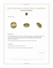 2.44 Ct. Chrysoberyl from Madagascar Appraisal