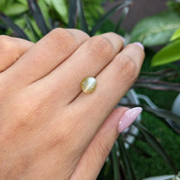 2.42 Ct. Cabochon Chrysoberyl from Madagascar Life Style