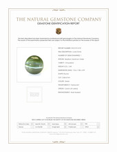 2.68 Ct. Chrysoberyl from Ceylon (Sri Lanka) Scan Report