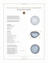 2.68 Ct. Chrysoberyl from Ceylon (Sri Lanka) 3 D Scan Report