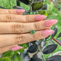 0.98 Ct. Tsavorite Garnet from Tanzania Life Style