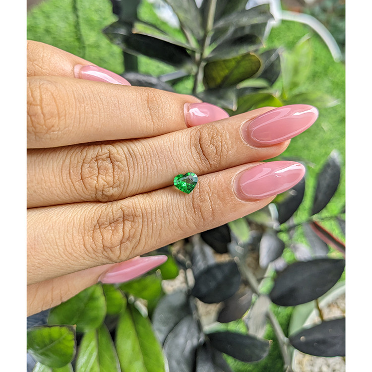 0.71 Ct. Tsavorite Garnet from Tanzania
