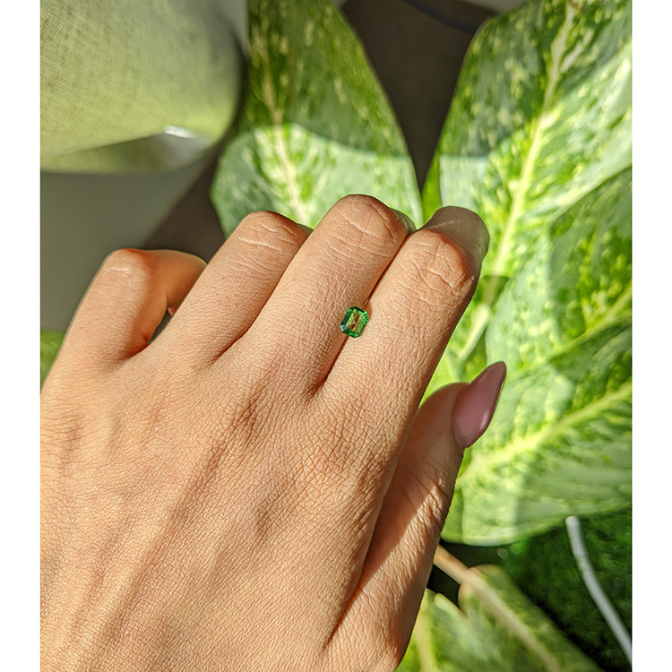 0.63 Ct. Tsavorite Garnet from Tanzania