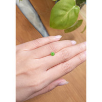 0.57 Ct. Demantoid Garnet from Madagascar Life Style