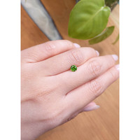 0.59 Ct. Demantoid Garnet from Madagascar Life Style