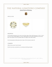 3.24 Ct. Yellow Citrine from Brazil Appraisal